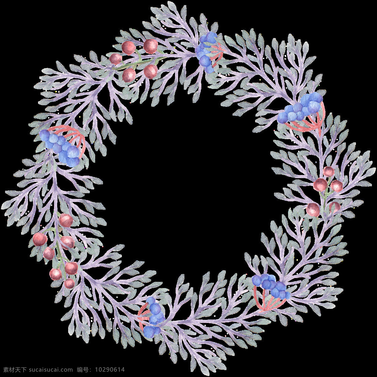雪白 花圈 透明 装饰 花朵 白色 透明素材 免扣素材 装饰图案