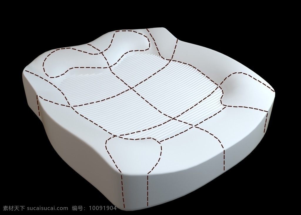 座垫 简洁 人机工程 舒适 坐垫 3d设计 max