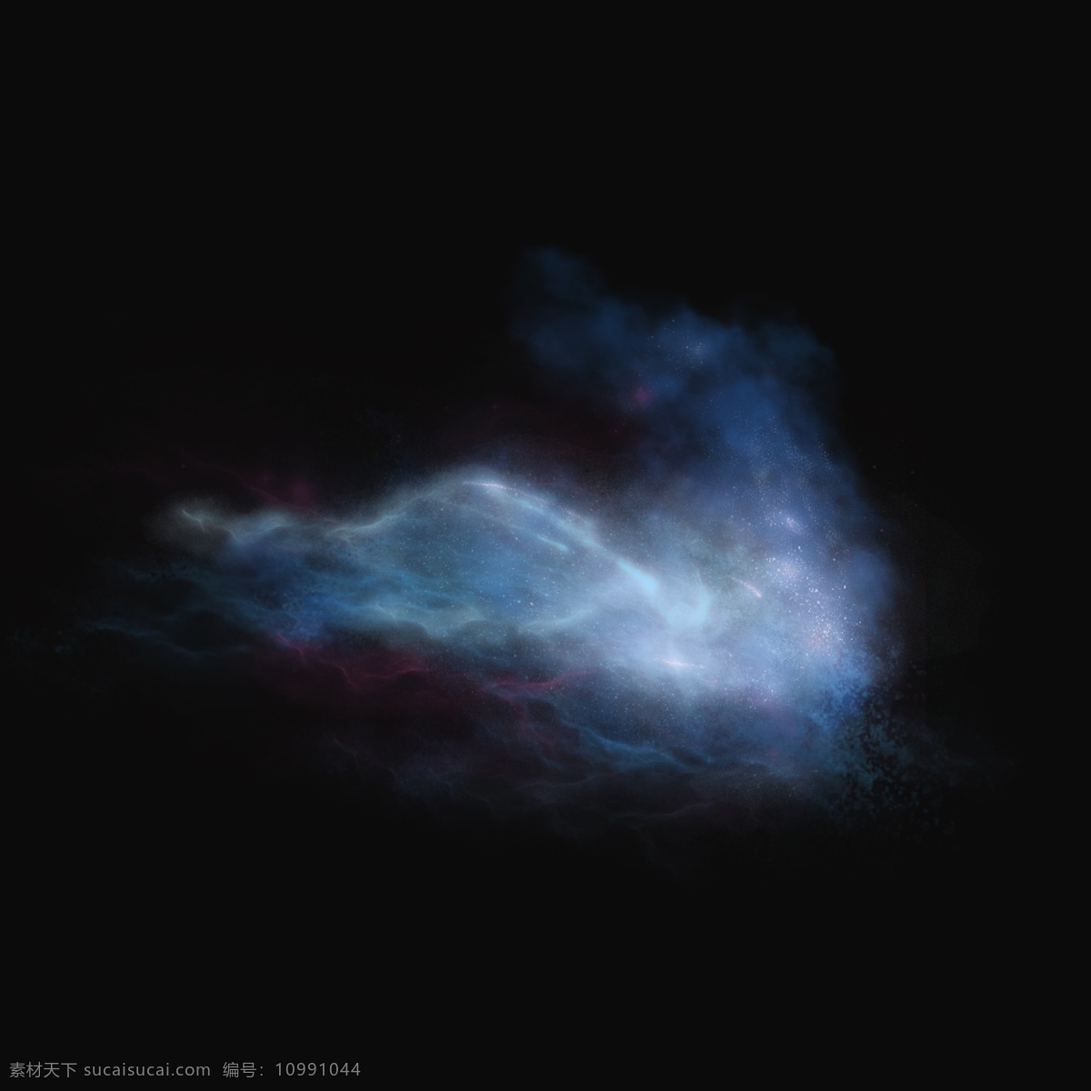蓝色 写实 星云 元素 蓝色星云 写实星云 星空 神秘 宇宙 太空