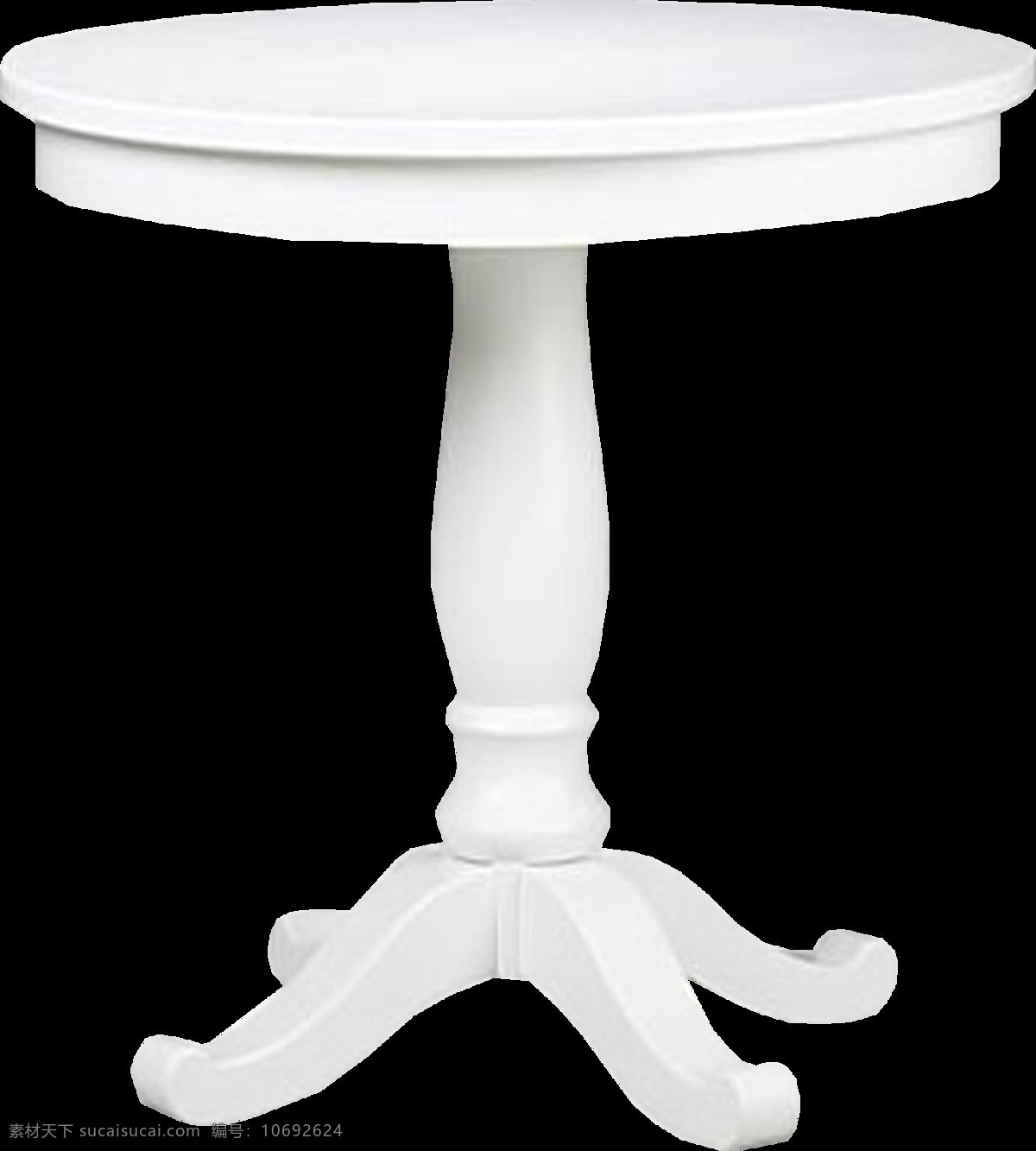 白色 圆形 餐桌 元素 实物 拍摄 白色餐桌 圆形餐桌 花纹桌腿 免抠