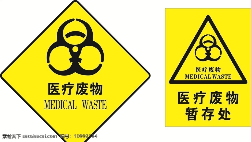 医疗废物 医疗 废物 警示牌 牌子