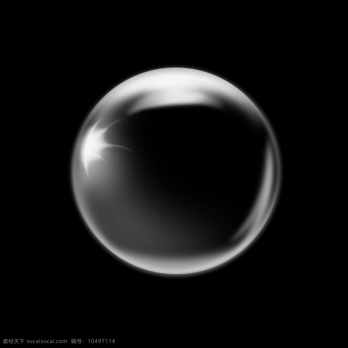 玻璃球 水晶球 透明 立体 平面 广告 画册 psd分层 分层