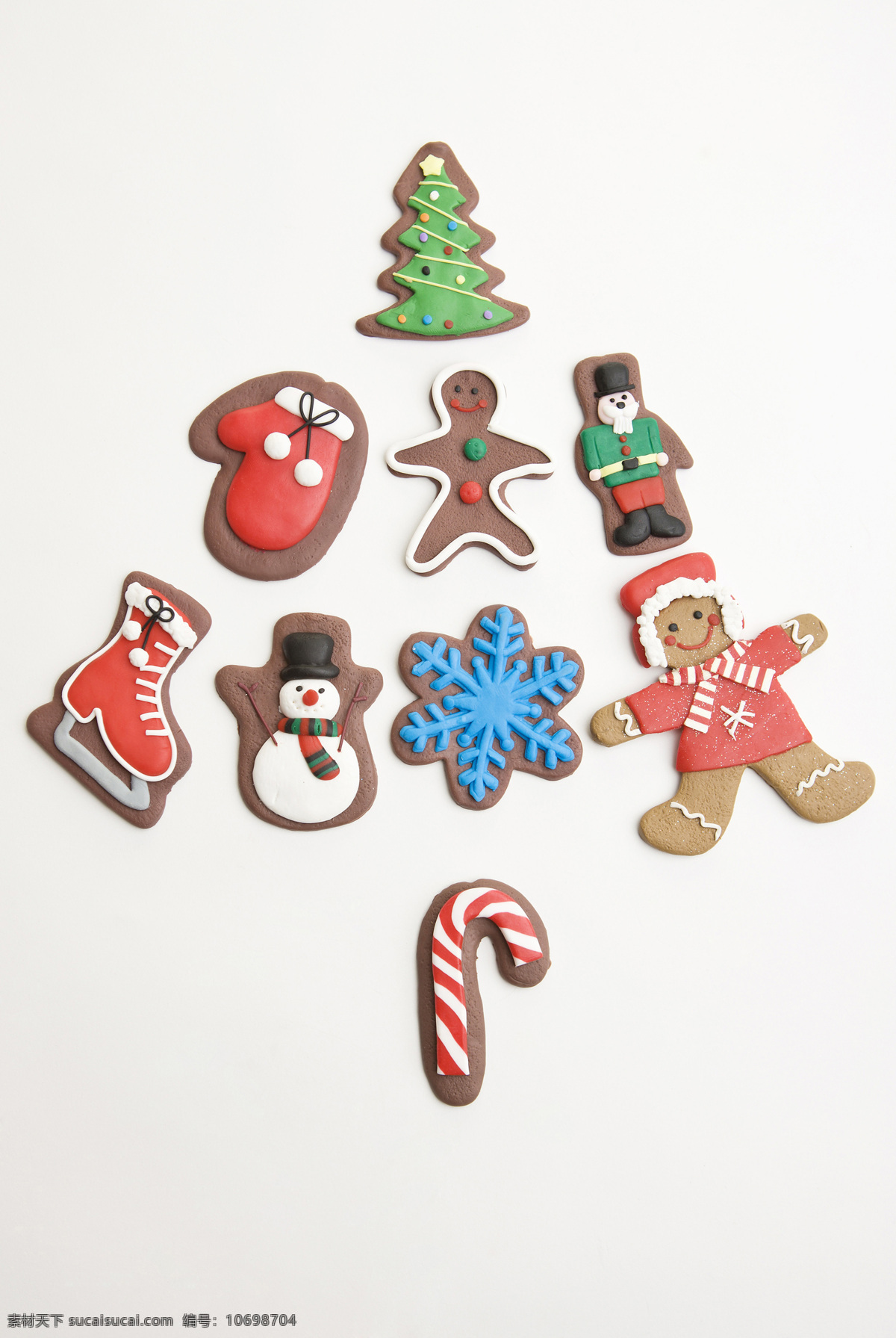 圣诞节 饼干 节日庆祝 圣诞 糖果 文化艺术 雪花 雪人 矢量图 其他矢量图
