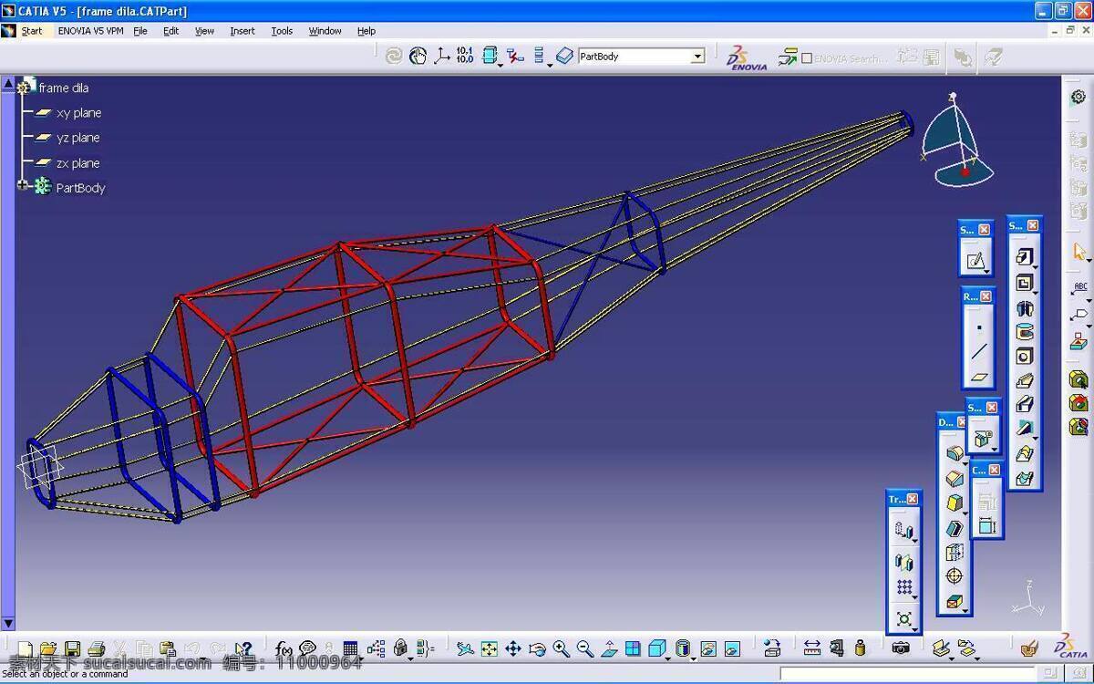 机身 迪拉 cessna 航空 航天 3d模型素材 建筑模型