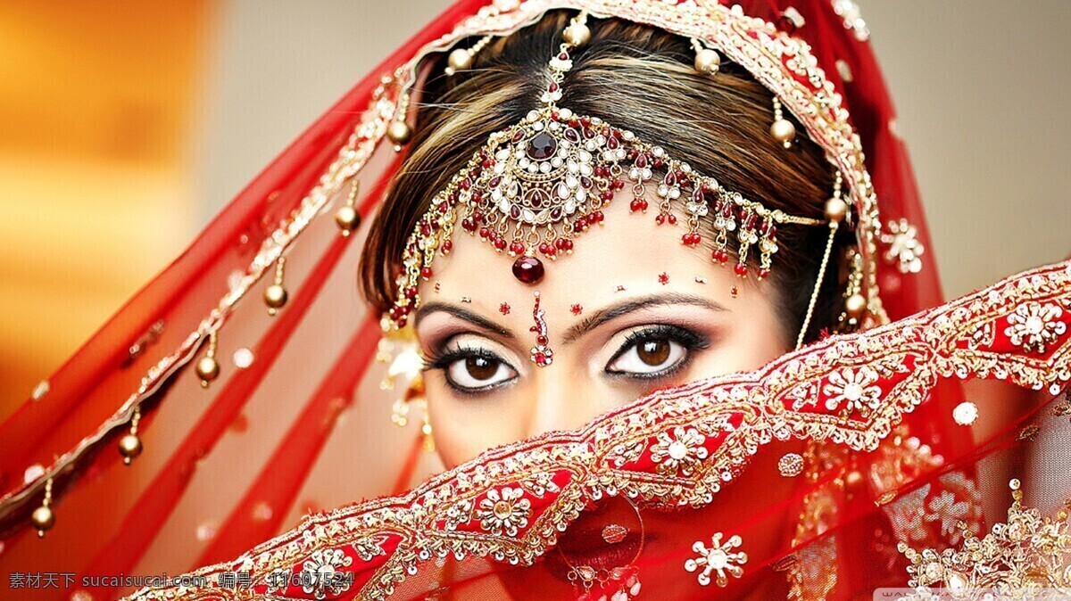 印度新娘 美女 唯美 婚纱 写真 艺术写真 美女壁纸 人物图库 人物摄影