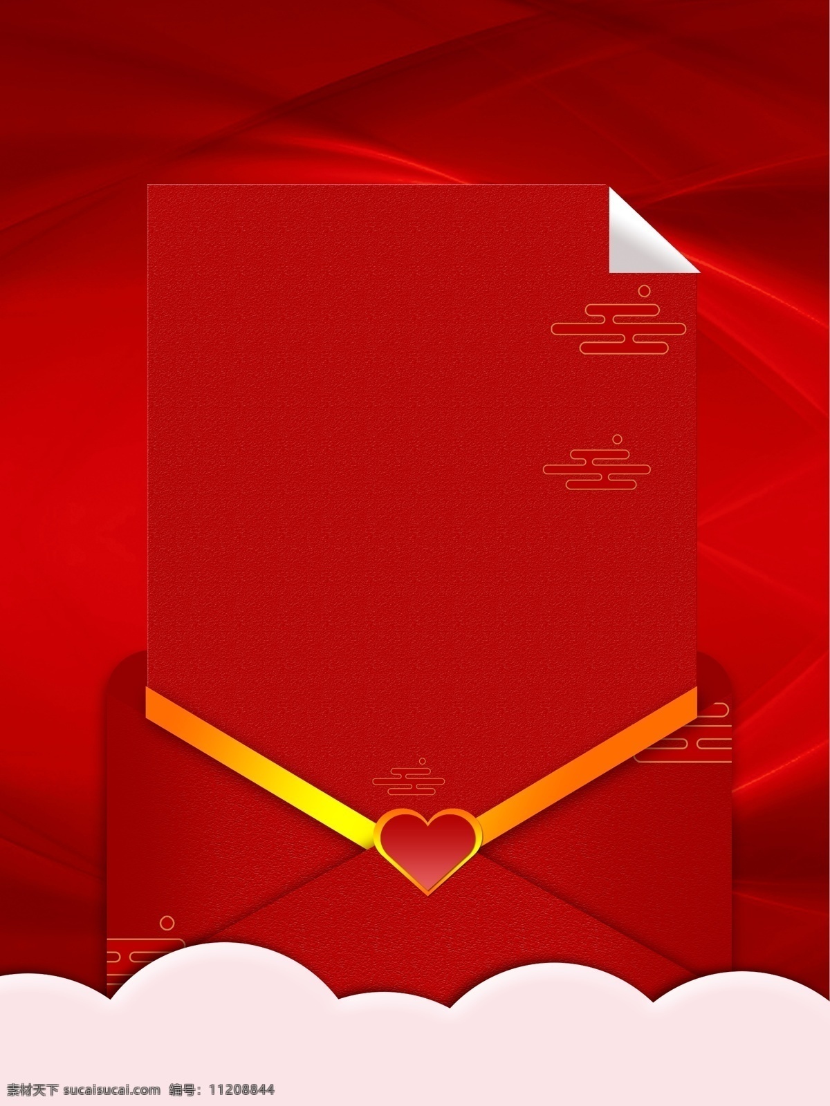 红色 喜庆 2019 猪 新年 信封 背景 新年快乐 背景展板 春节素材 猪年素材 猪年模板 猪年春节