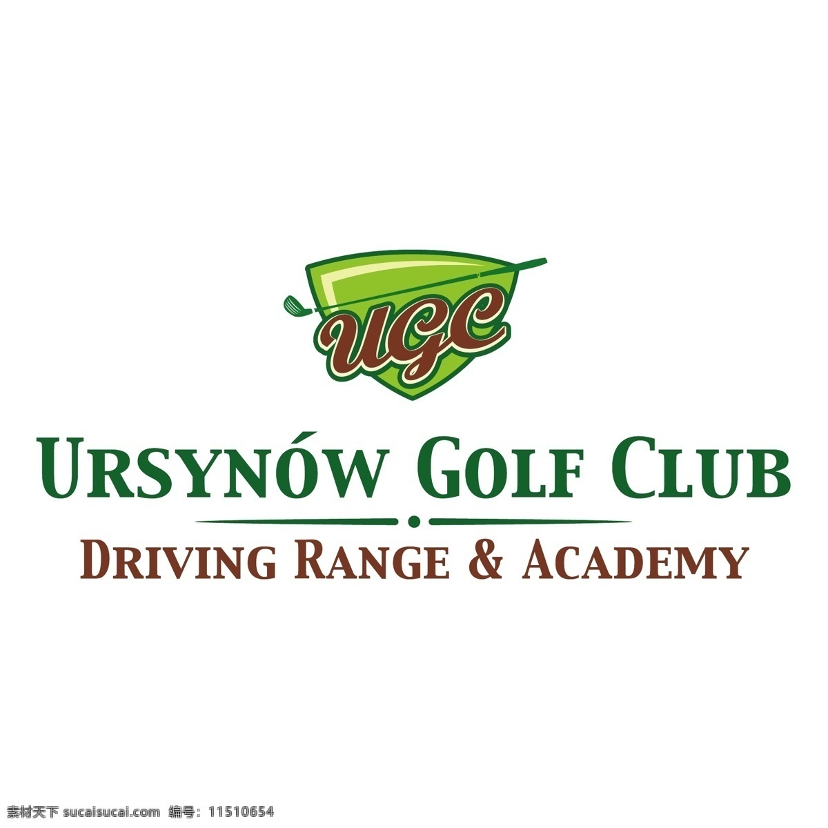ursynow 高尔夫 俱乐部 自由 标志 标识 psd源文件 logo设计
