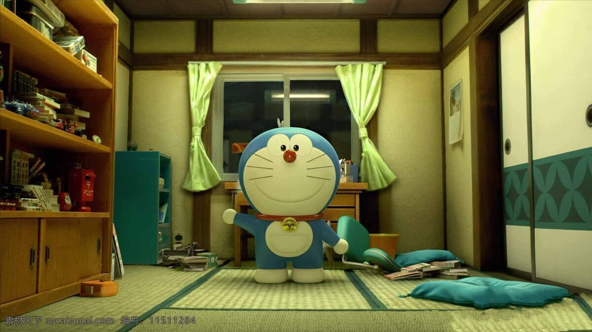 哆啦a梦 伴我同行 蓝胖子 3d 电影 壁纸 房间 动漫游戏 动漫动画 动漫人物