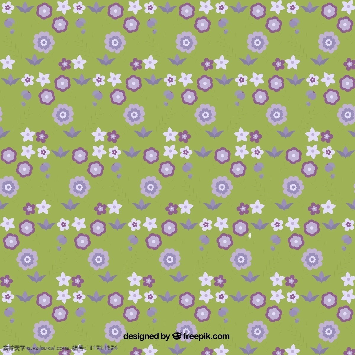 装饰 小 紫花 带 叶 图案 装饰图案 小紫花带叶 小紫花图案 矢量图案 花纹背景