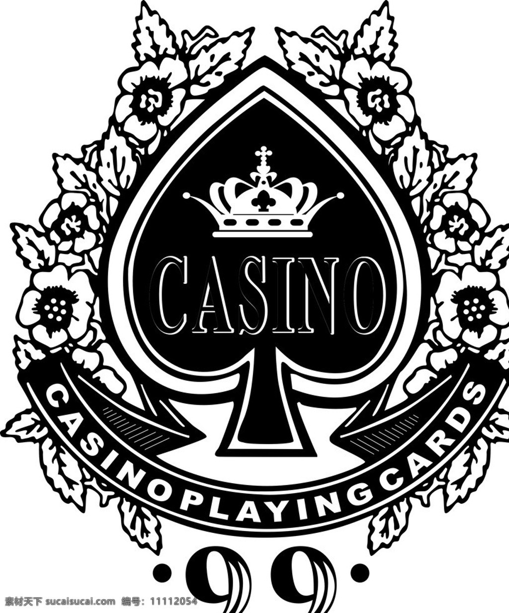 黑桃 99 casino 扑克 扑克素材 休闲娱乐 生活百科 矢量