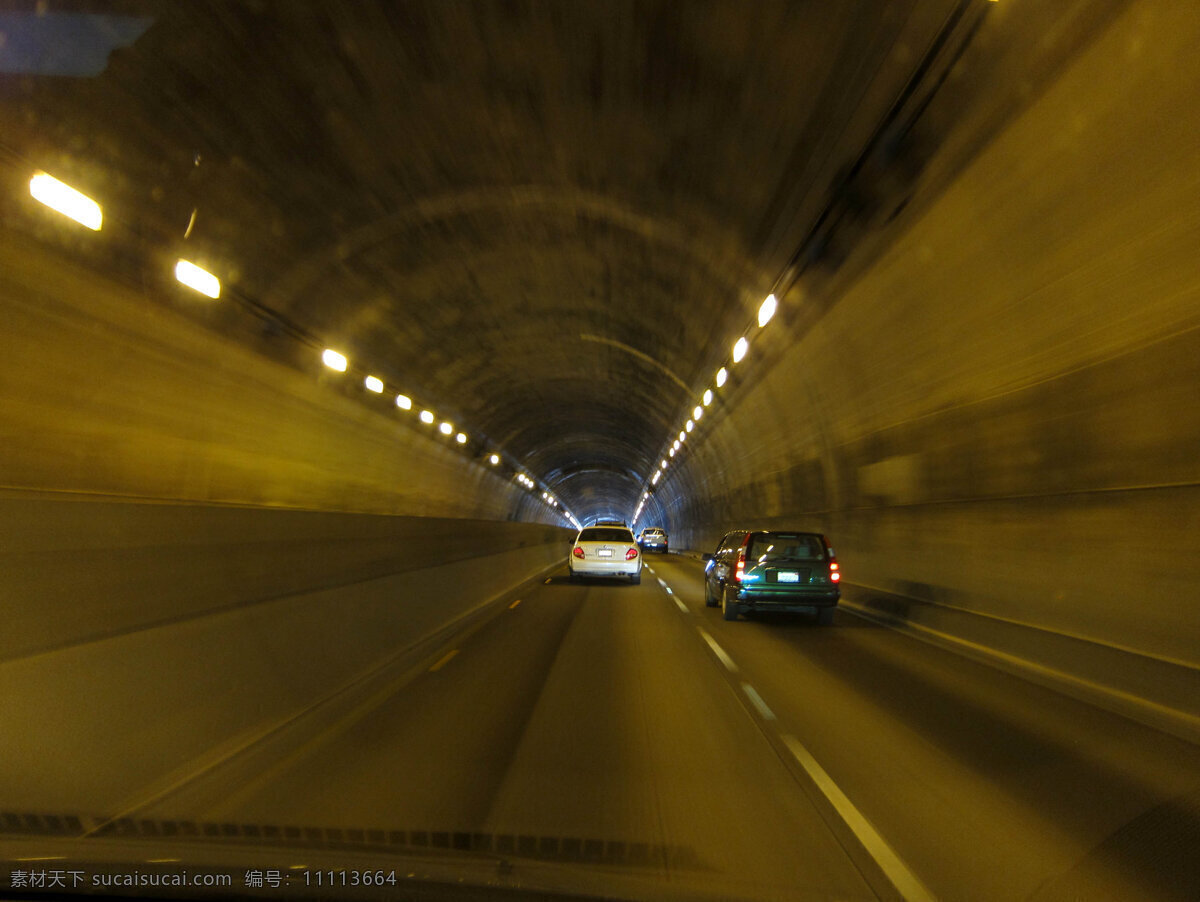 隧道 高速公路 汽车 车辆 快速