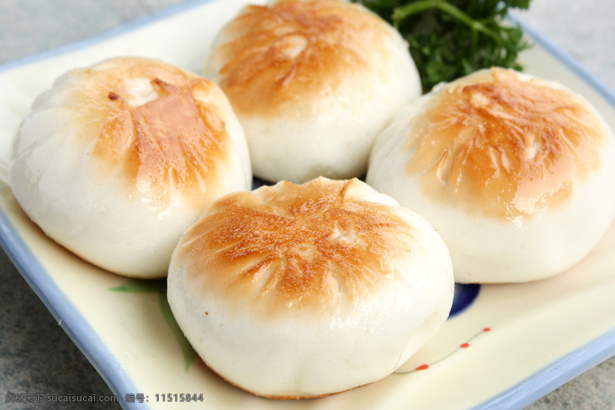 生煎包 传统美食 餐饮美食