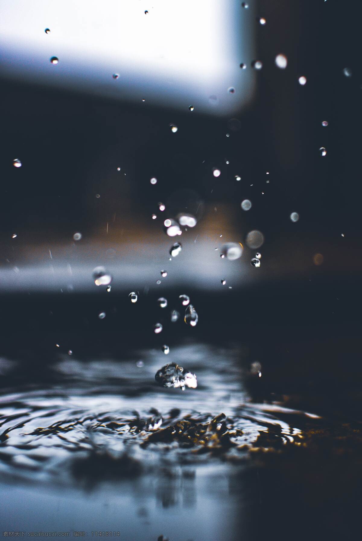 雨水 雨 雨滴 水 积水 自然景观 自然风景