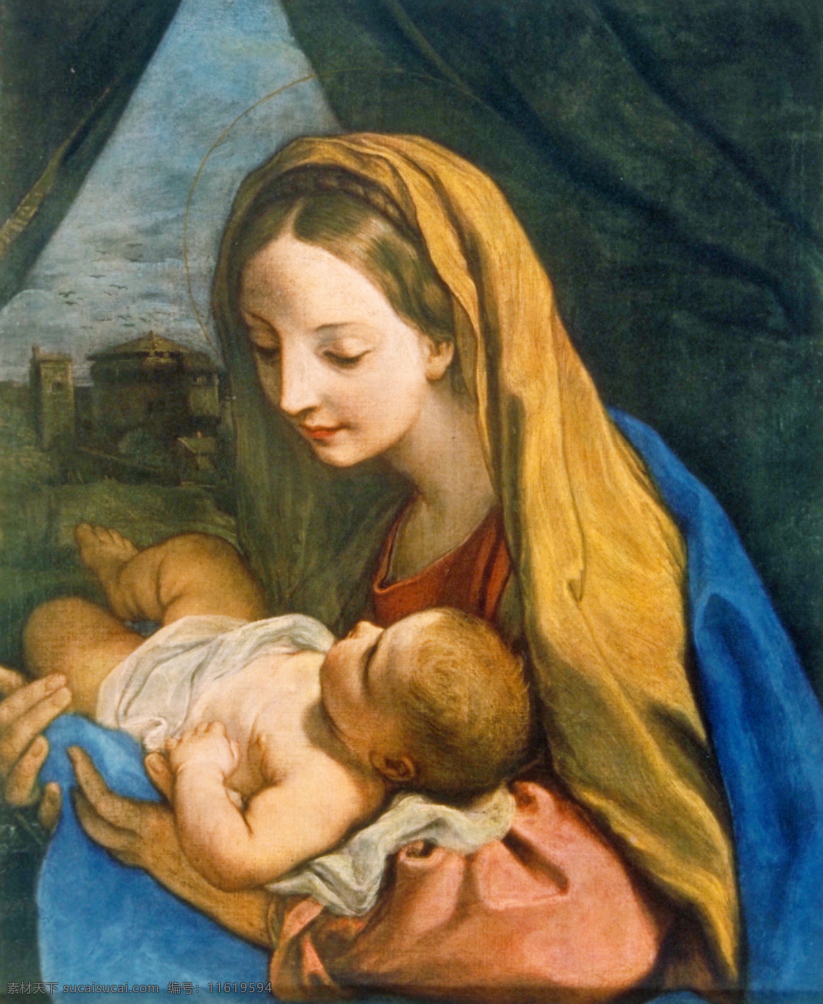 圣母 玛丽亚 无框画 装饰画 油画 绘画艺术 抽象画 圣母玛丽亚 书画文字 文化艺术