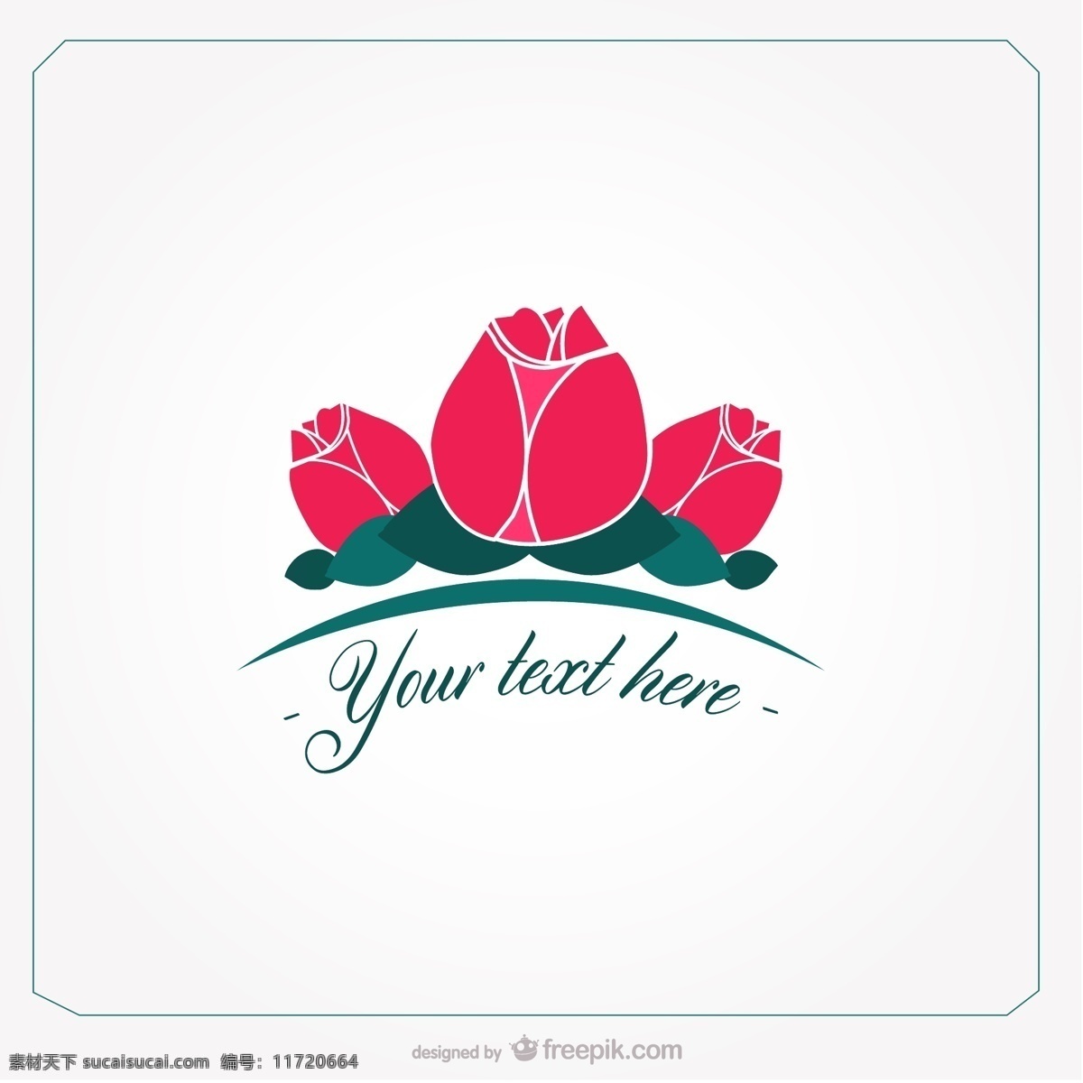 三 朵 玫瑰花 创意 植物 海报 其他海报设计