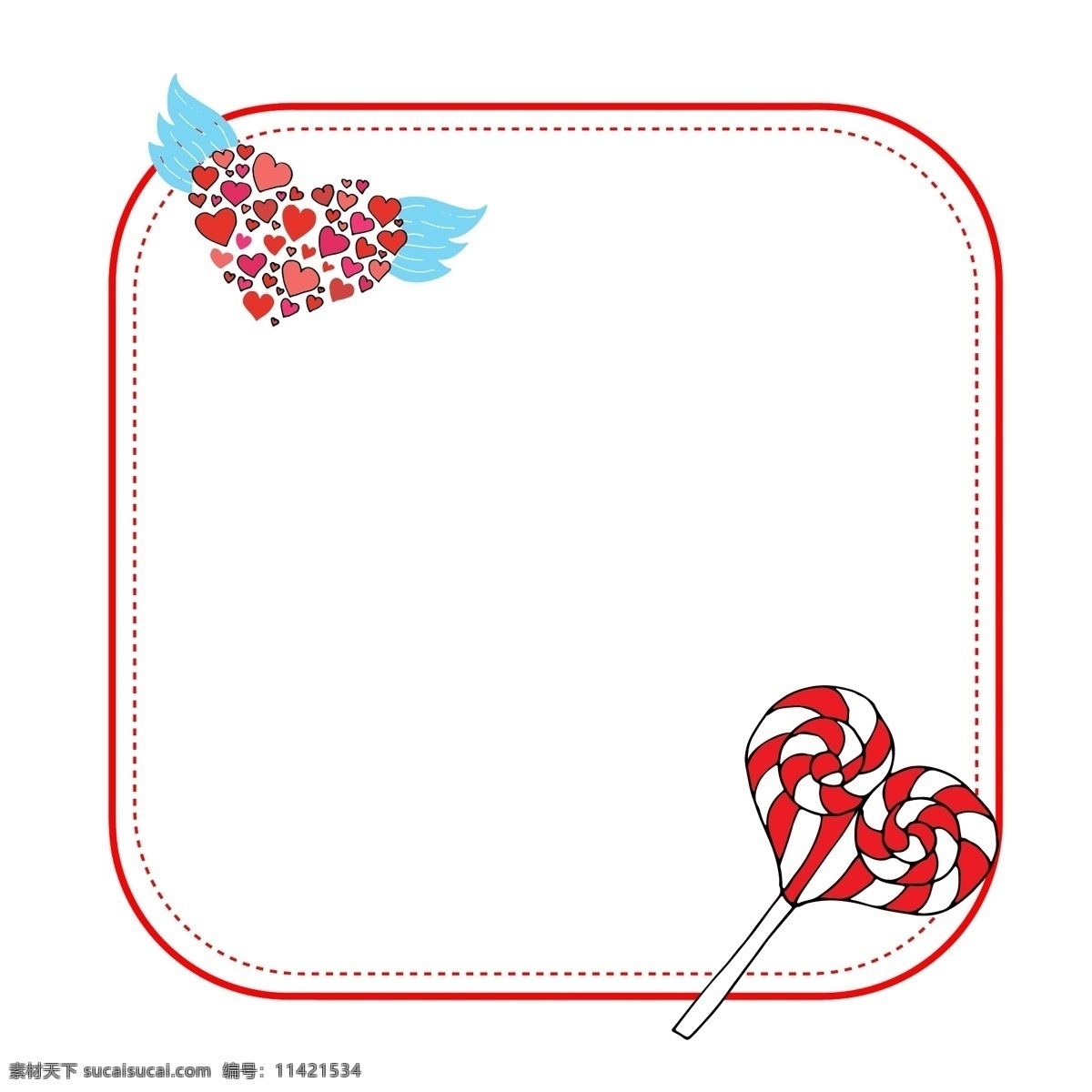 手绘 爱情 棒棒糖 边框 美味的棒棒糖 甜甜的棒棒糖 漂亮的边框 卡通边框 手绘爱情边框 红色的棒棒糖