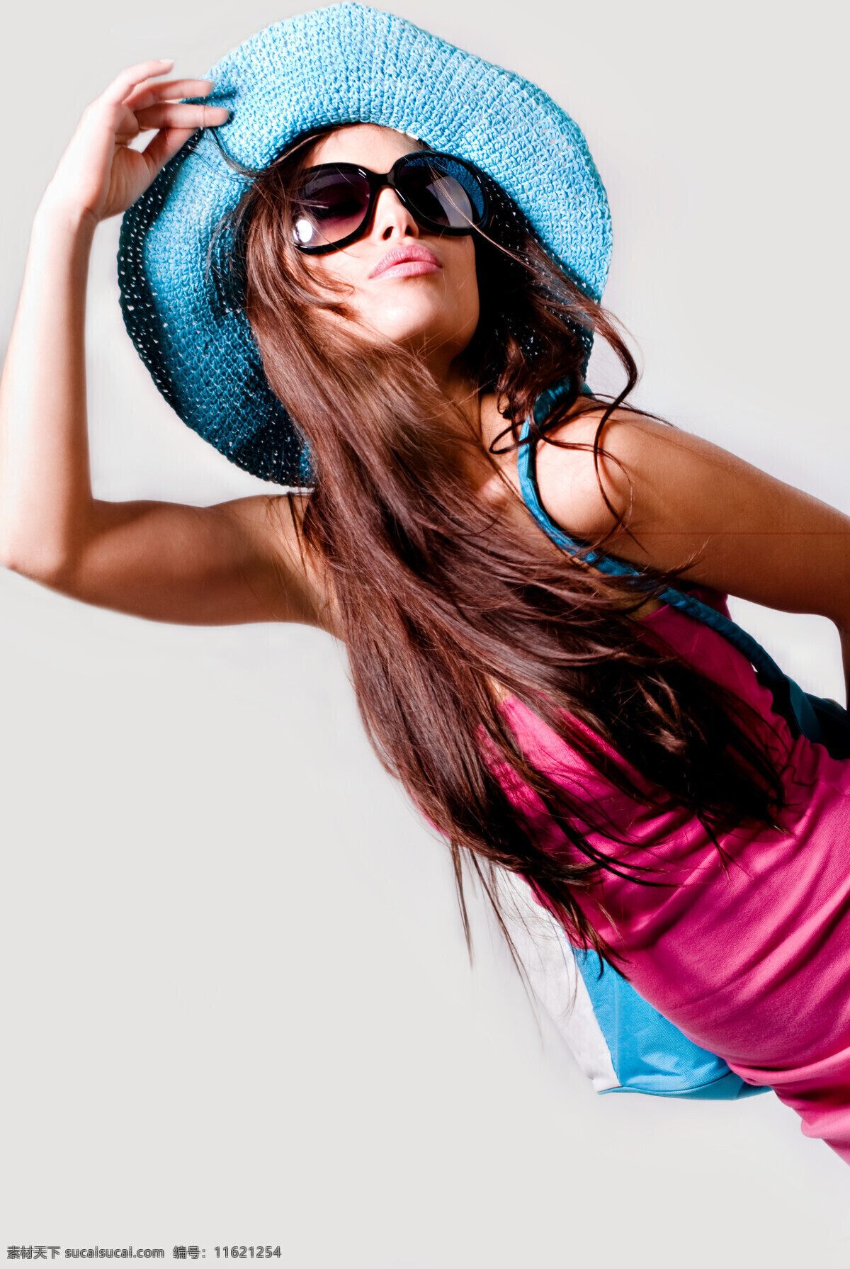 戴 墨镜 外国 女人 美女 外国美女 太阳帽 凉帽 人物摄影 人物写真 美女图片 人物图片