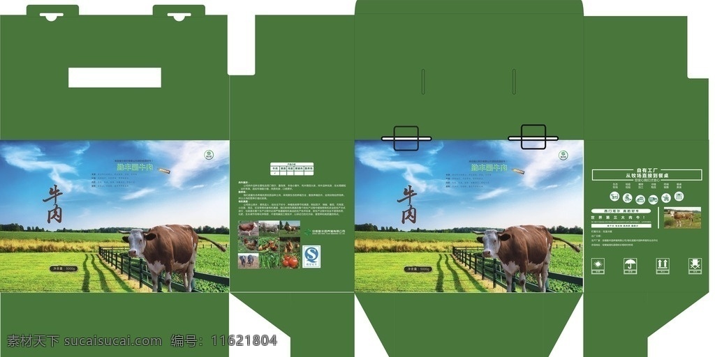 牛肉包装盒 牛肉包装 牛肉包装纸箱 绿色包装 绿色纸箱 大气纸箱 牛肉箱 牛肉盒子 生活百科 餐饮美食