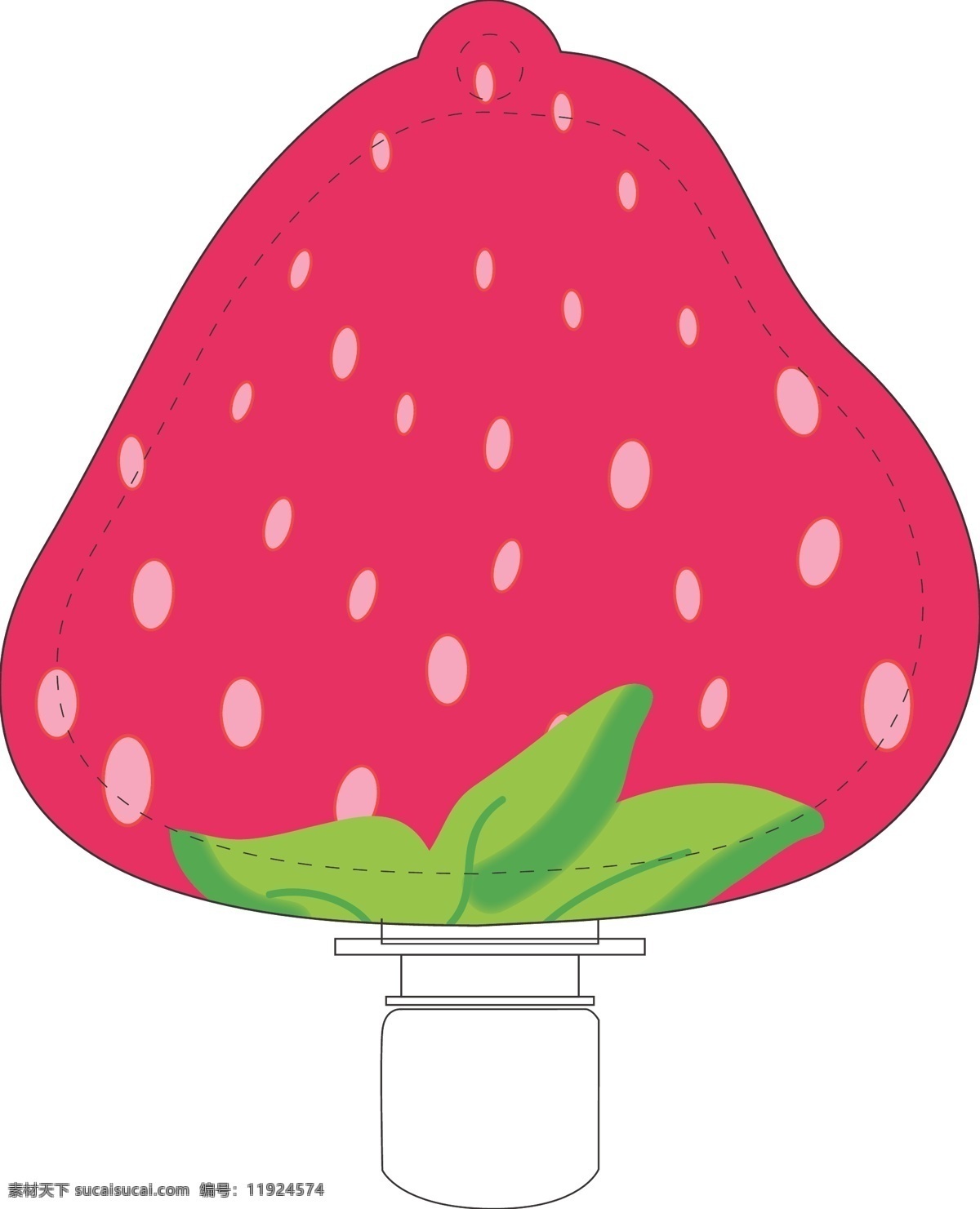 卡通造型 水果 蔬菜 蘑菇 茄子 草门 梨 产品外观 洗手液 塑料袋