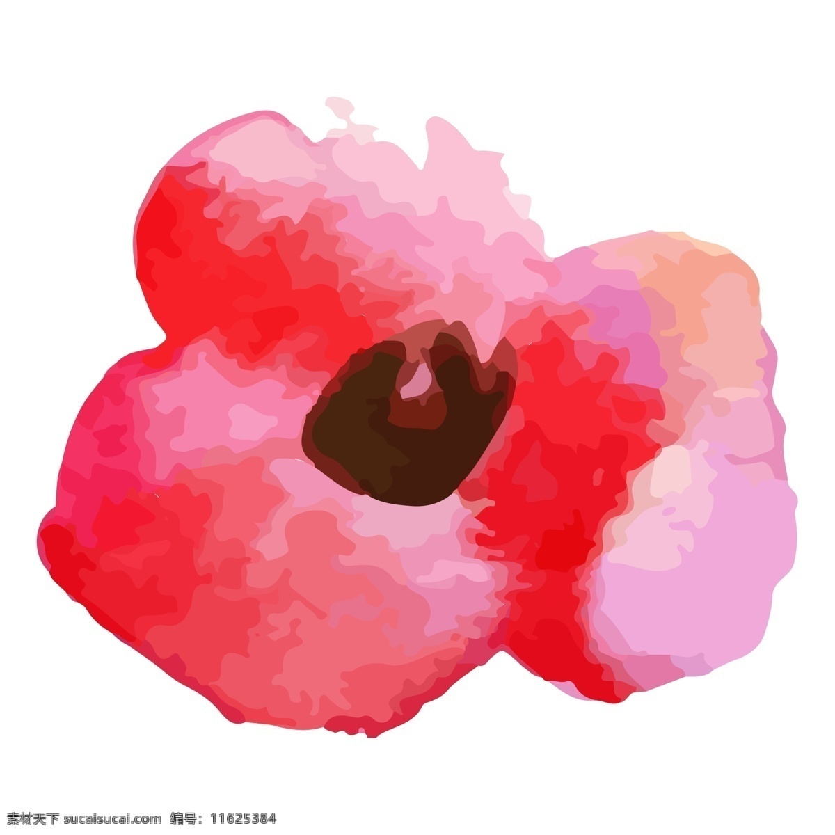 红通通 花朵 免 抠 图 红色 卡通手绘 手绘艺术 红鲜鲜 好漂亮 红色花朵