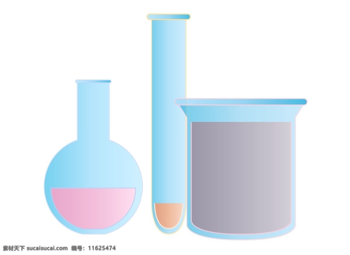 化学 试管 量杯 插图 化学药品 液体 红色液体 化学实验 化学试管 量杯插图 实验用品 做实验