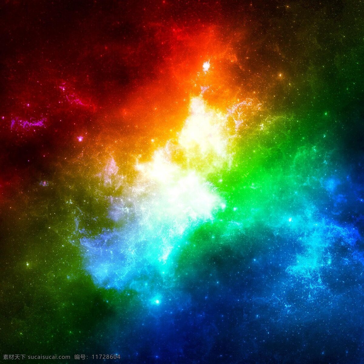 彩色星空 彩色 星空 自然 景观 超新星 自然景观 自然风光