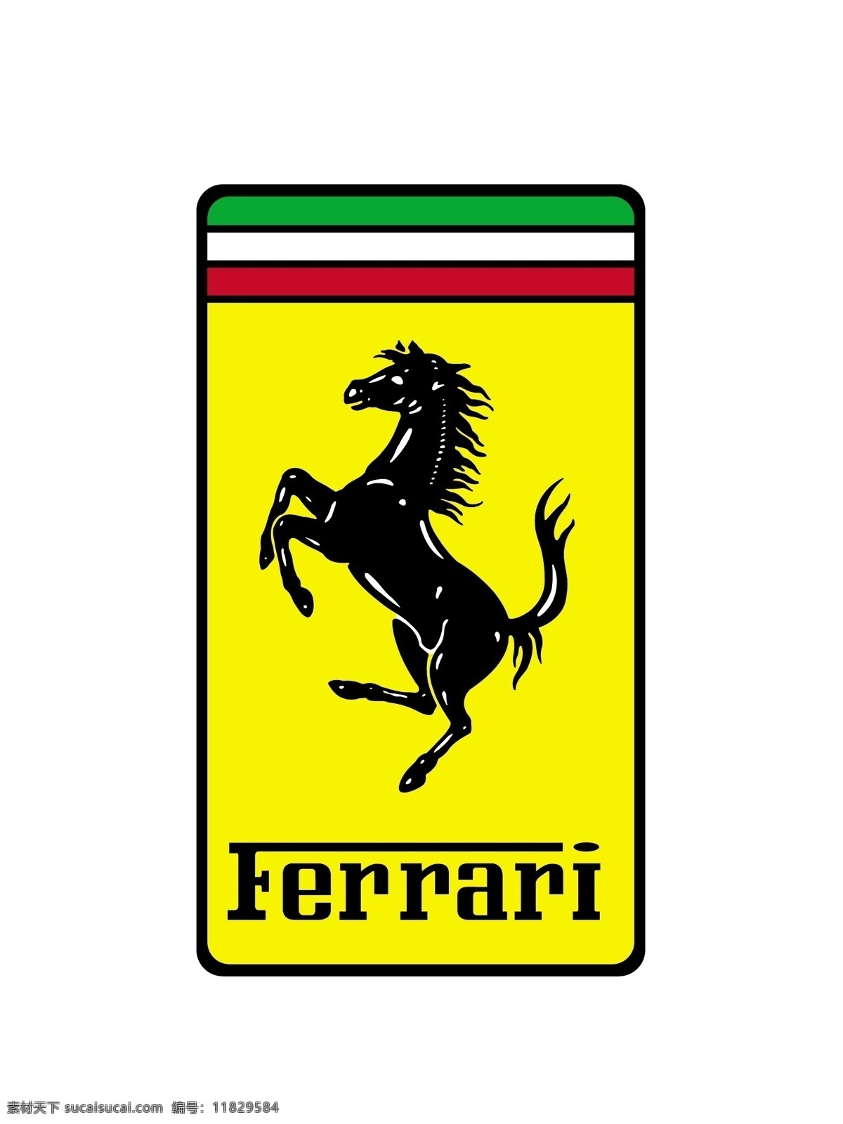 法拉利 logo 法拉利正版 ferrari 法拉利正标 logo设计