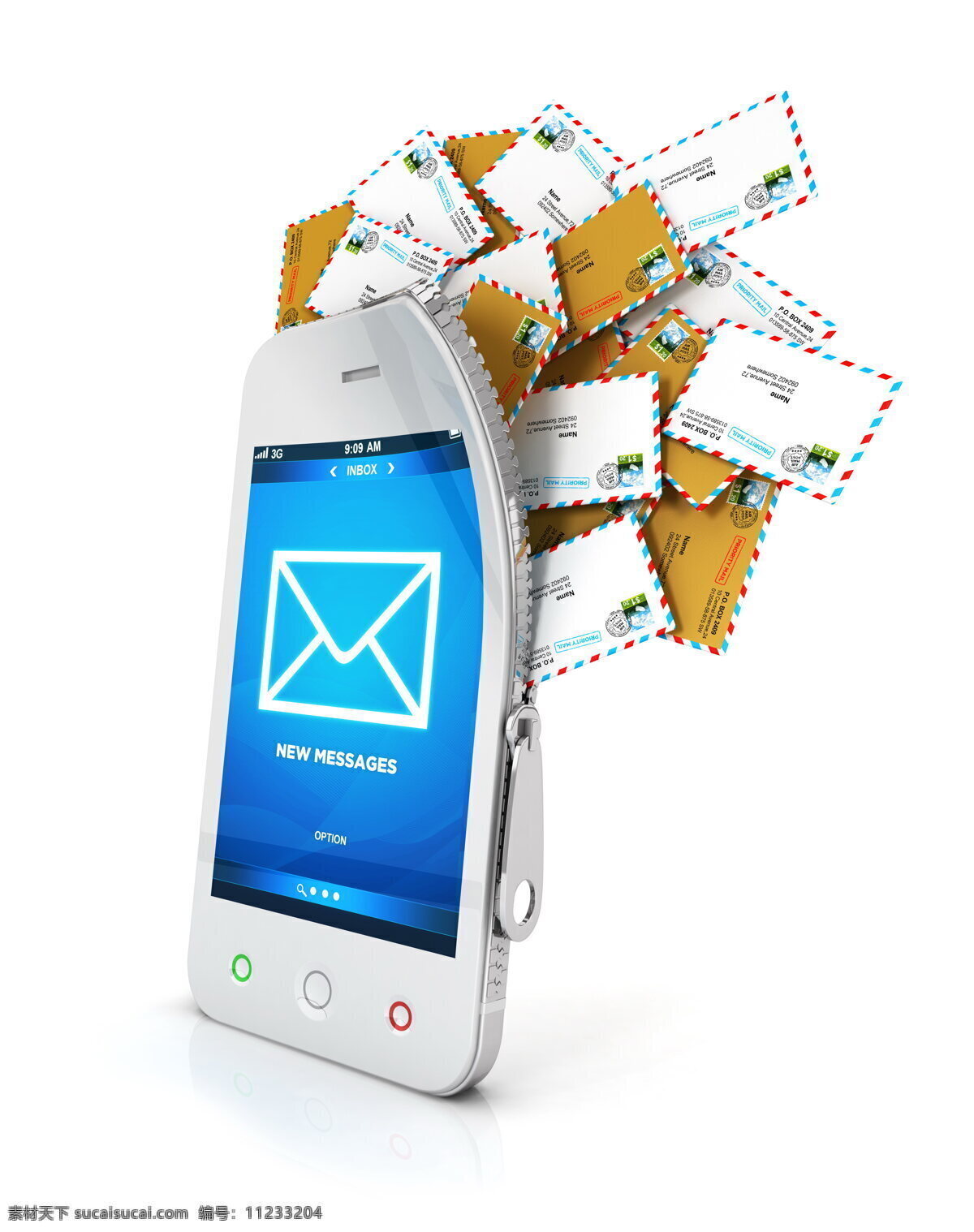 创意 手机 邮件 高清 信件 信封 电子产品 手机屏幕
