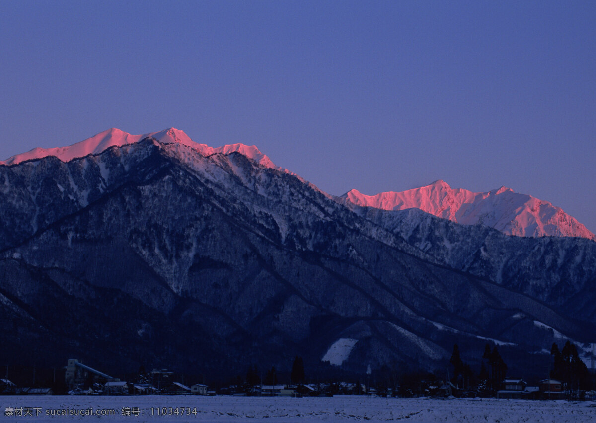 雪山图片素材 风景 美境 四季风景 自然 山峰 雪山 日落 壮观 山水风景 风景图片