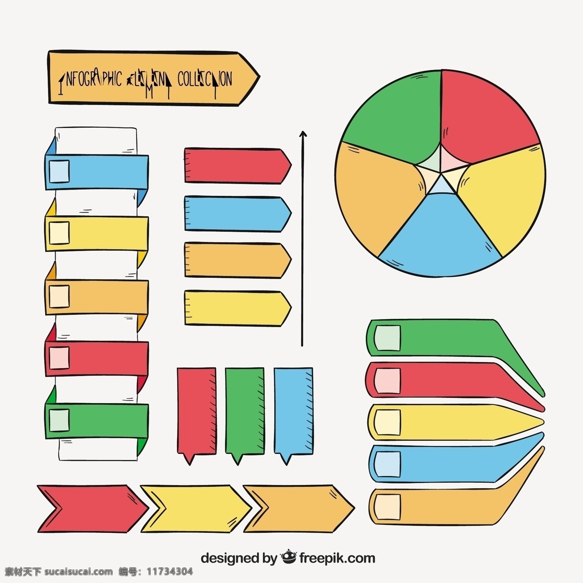 丰富多彩 手工 绘制 图表 元素 集合 业务 一方面 信息图表 手绘 营销 图形 色彩鲜艳 工艺数据元素 信息 业务信息图表 绘制选项