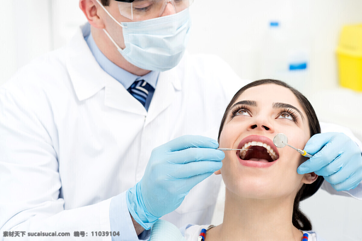 看 牙医 外国 美女图片 美女 医疗护理 医疗卫生 外国美女 医生 现代科技