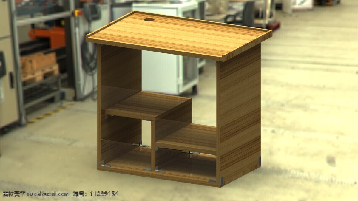 研究 电脑桌 组件 2013 表 计算机 简单 木材 solidworks autocad 3d模型素材 其他3d模型
