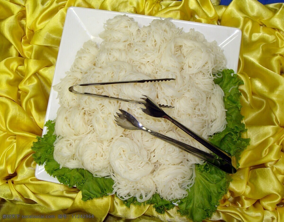 米粉 蔬菜 青菜 粉 夹子 美食 餐饮美食 传统美食