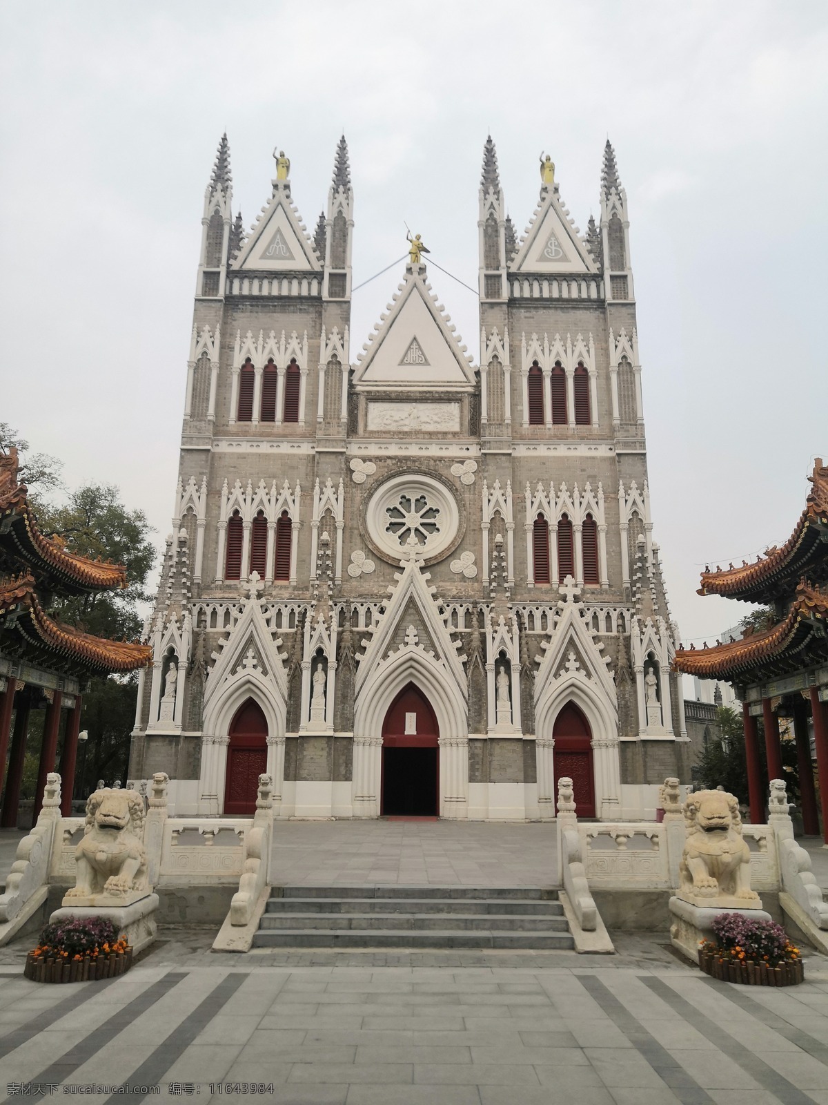 西什库 天主教堂 教堂 北京 阜成门 建筑 婚礼 建筑园林 园林建筑