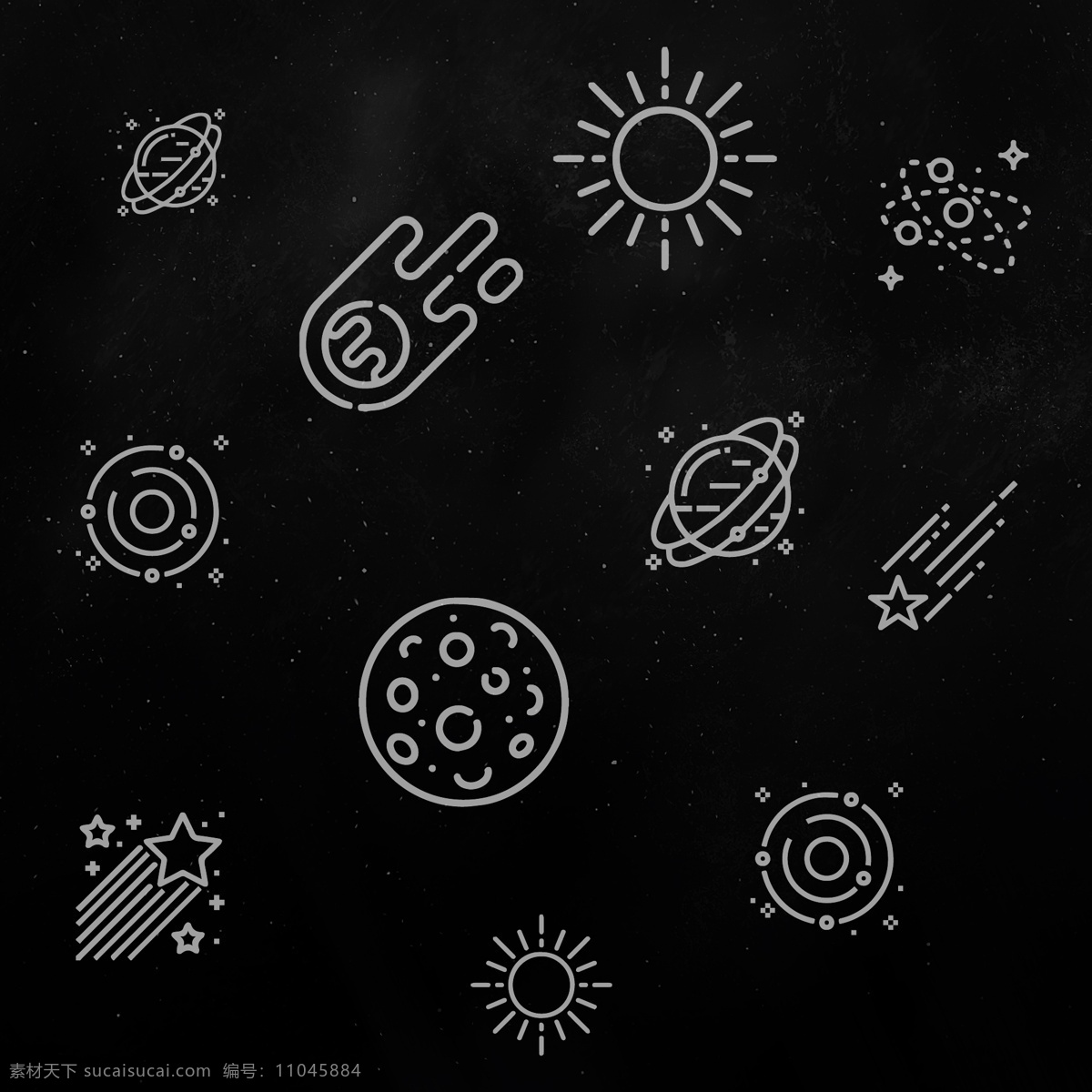 星际图标设计 星星图标 星空图标 星际图标 飞行器图标 天文元素 星球 星云 太阳 星星 星际元素 logo设计 图标设计 宇宙太空 标志图标 其他图标