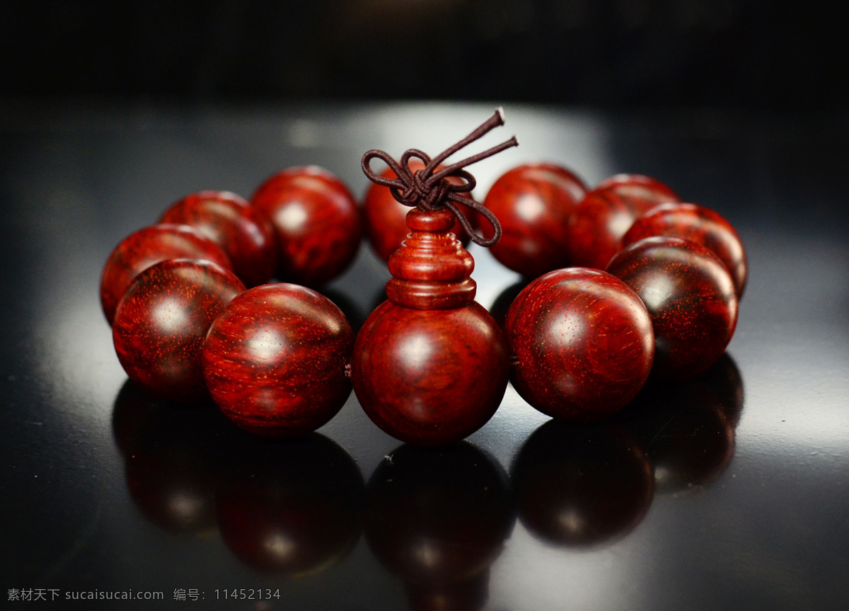 佛珠 手串 红木 艺术品 文化艺术