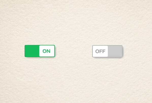 长方形 开关 控件 精致 绿色按钮 ui设计 图标设计