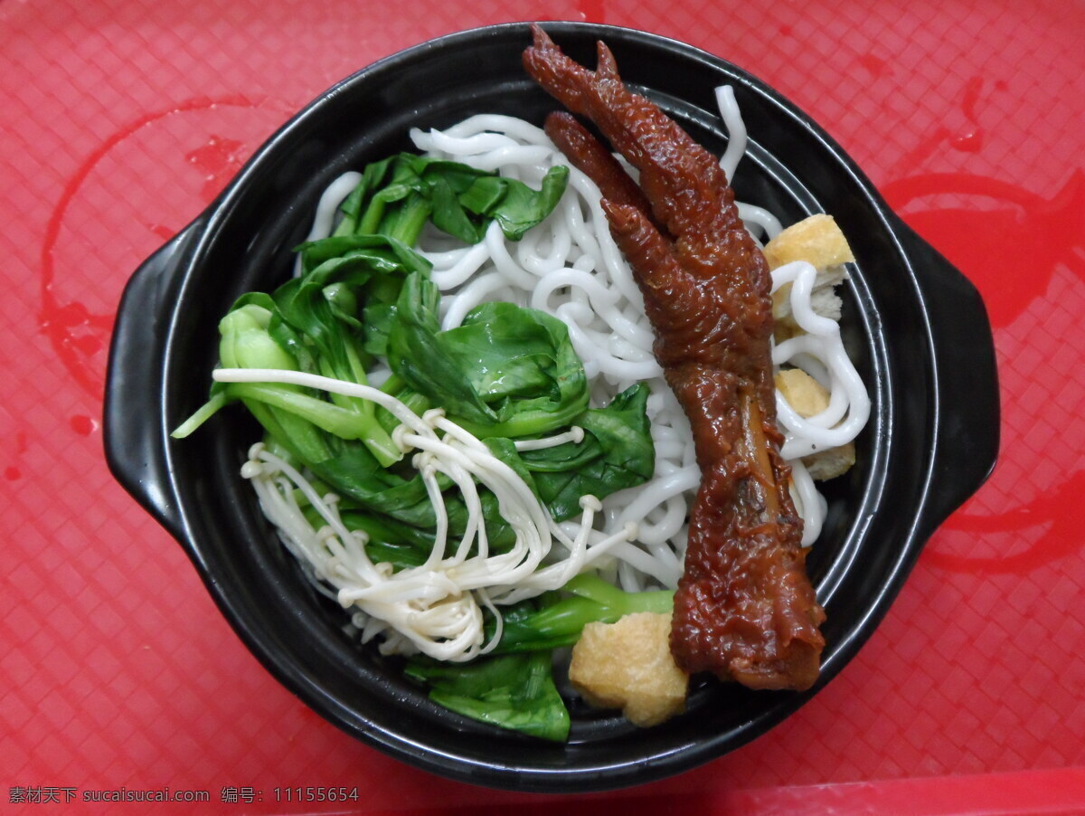鸡爪米线 米线 鸡爪 青菜 砂锅 美食 传统美食 餐饮美食 砂锅土豆粉
