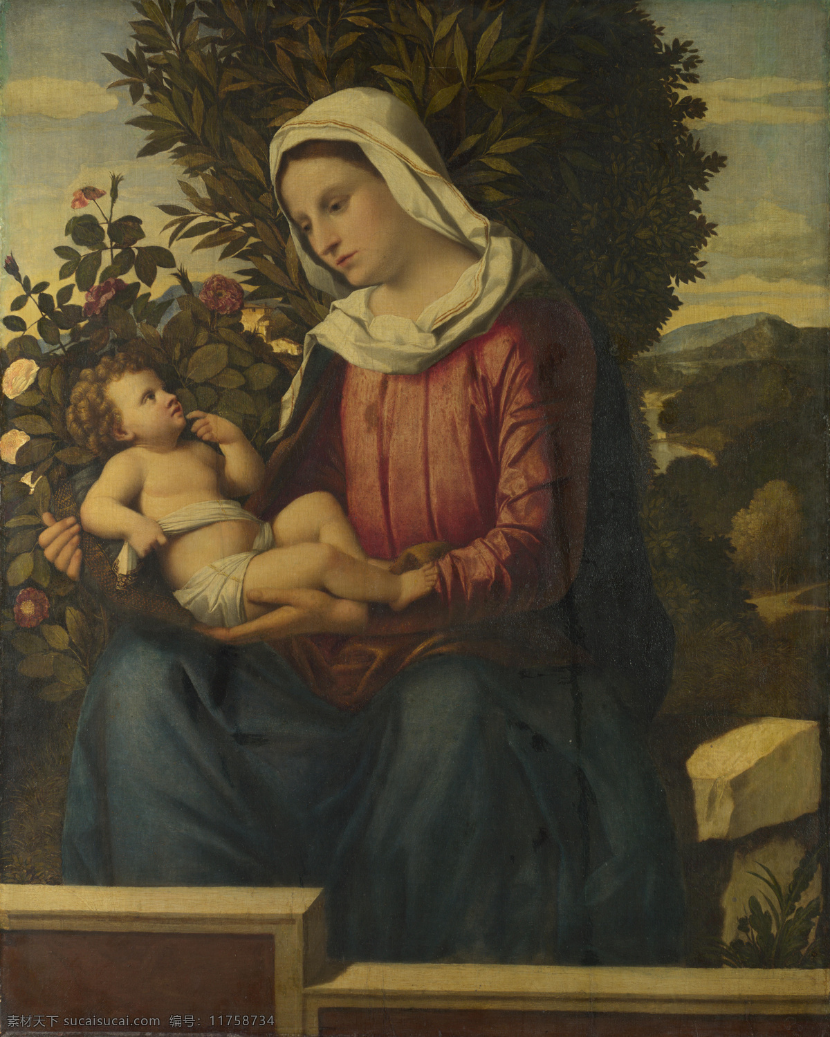 圣母 画像 油画 油画写生 人物油画 人物写生 人物肖像画 绘画艺术 装饰画 玛丽亚 书画文字 文化艺术