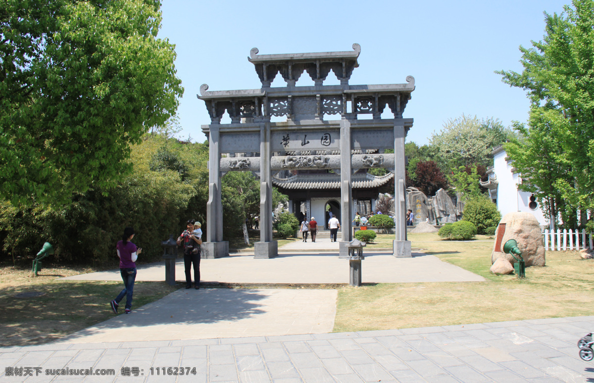 合肥徽园景观 合肥 徽园 景观 牌坊 古典 城市风光 建筑摄影 建筑园林