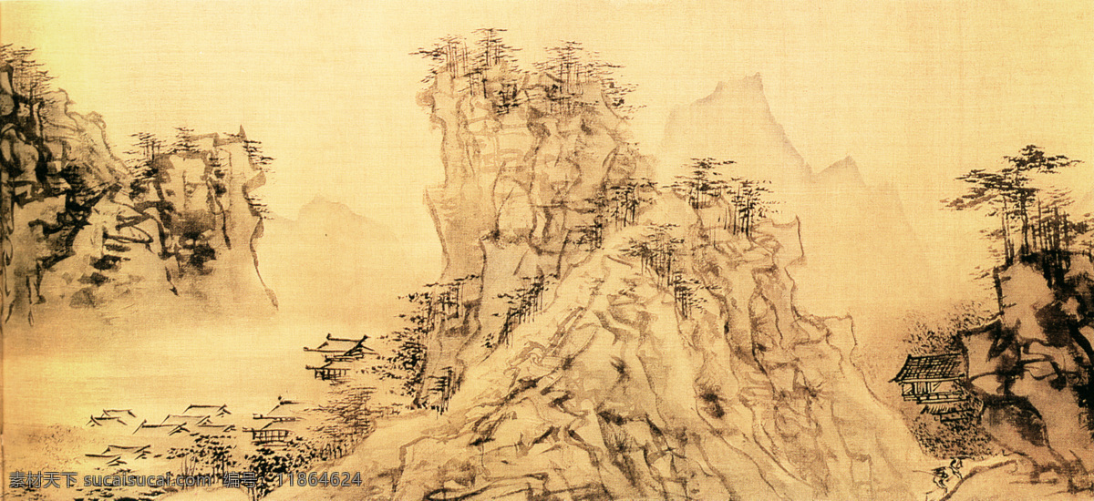 长江万里图 四 部 古代 古代人物 古典 古画 国画 绘画 名画 山水画 书法 书画 国画古画 水墨画 文化艺术 家居装饰素材 山水风景画