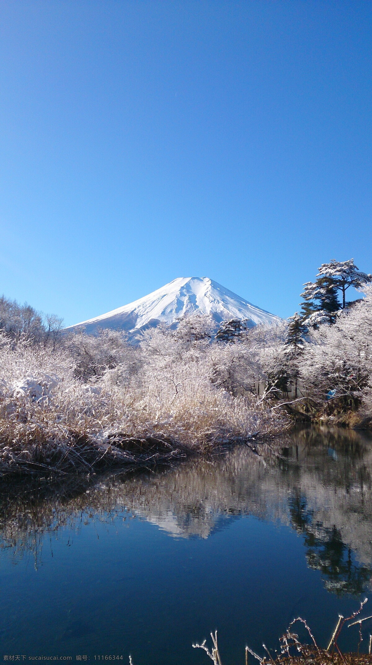 唯美 日本 富士山 风景 高清 日本富士山 蓝天 天空 雪山