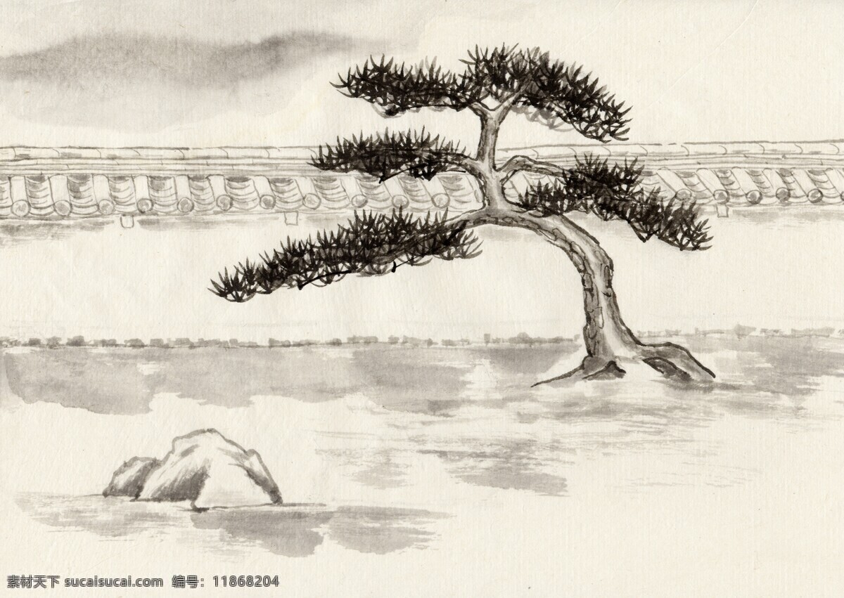 全球 首席 大百科 丹青 古色古香 国画 山水画 水墨 文化艺术