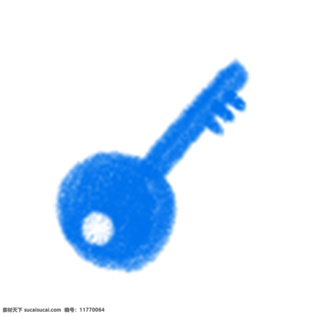 蓝色 钥匙 插画 图标 蓝色钥匙 插画钥匙 卡通钥匙 图标钥匙 钥匙图标 ui ui图标