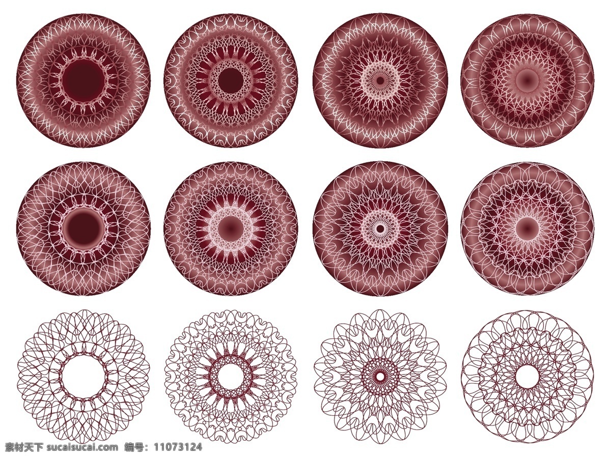 精致 防伪 花纹 矢量边框花纹 矢量花纹素材 矢量图库 精致防伪花纹 花纹花边