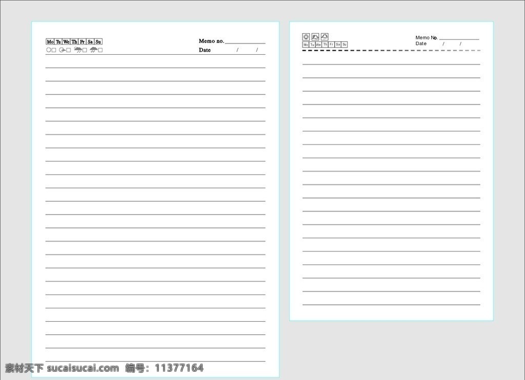 笔记本 内页 内页矢量素材 内页模板下载 天气图片 条纹线条 笔记本内页 矢量 办公用品 生活百科