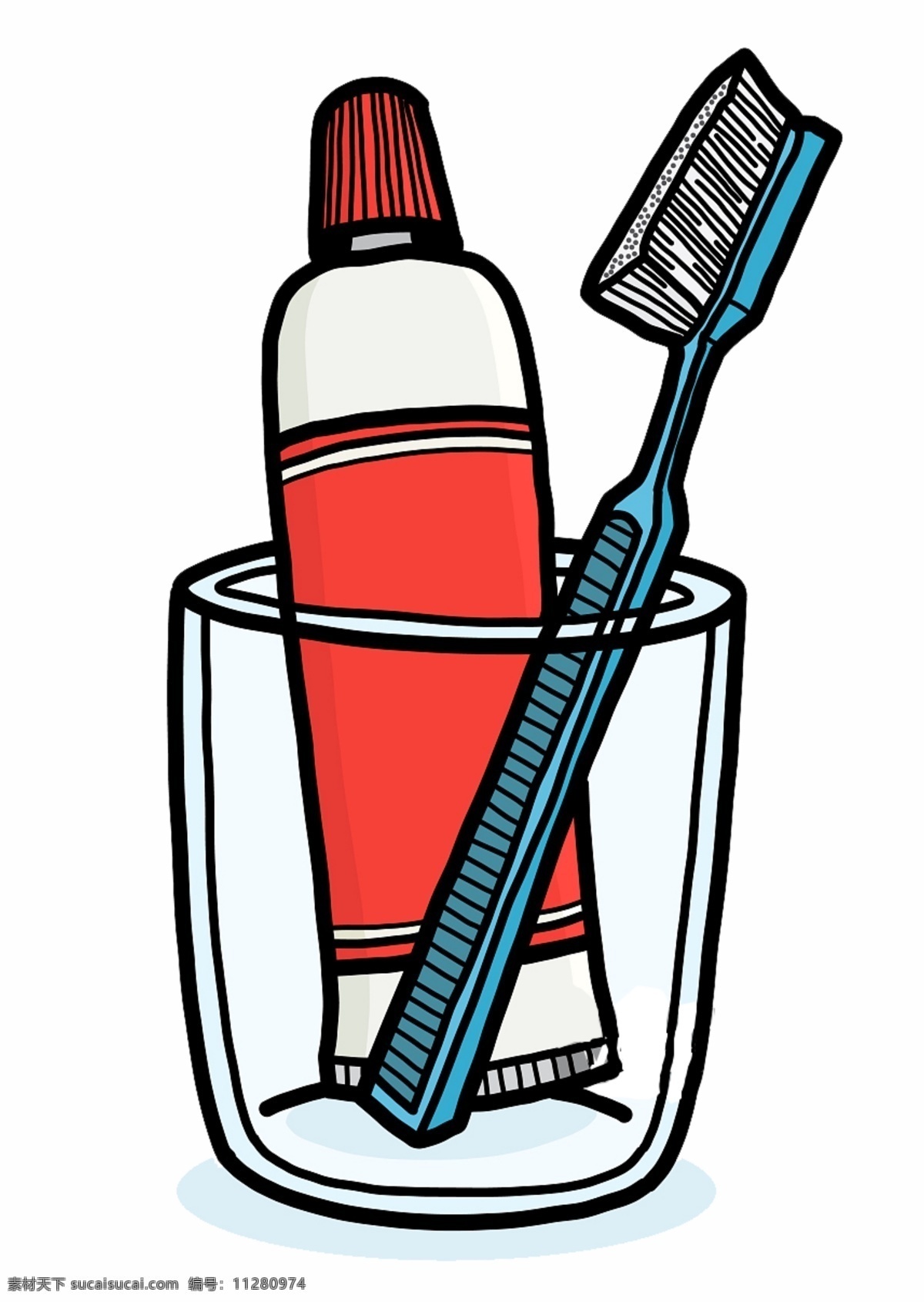 牙刷牙膏 牙刷 牙膏 个人清洁 洗护 展板
