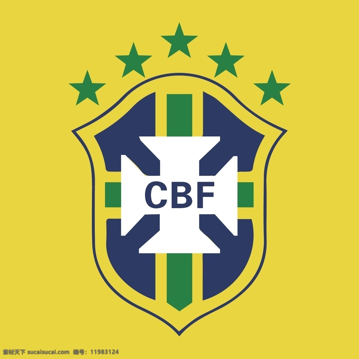 巴西队标志 巴西 南美 足球 世界杯 2014 罗纳尔多 内马尔 运动 标志 cbf 足球标志 logo设计