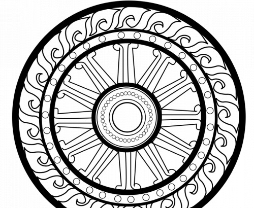 法 向量 图形 轮 车轮 传统 法律 佛 佛教 符号 印度 宗教 涅盘 佛法 svg 矢量图 日常生活