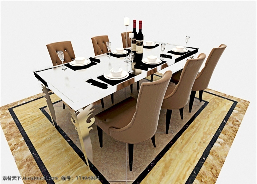 奢华 欧式 餐桌 3d 模型 3d模型 室内设计 室内模型 室内3d模型 渲染模型 单体模型 3dmax 奢华餐桌 欧式餐桌 餐桌模型 餐桌3d模型 3d设计 max